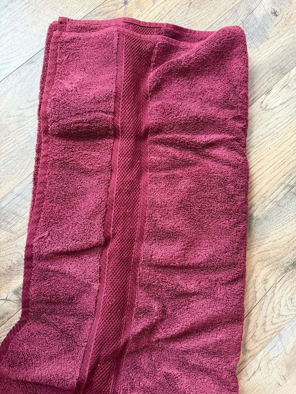 Set of 4 Grand Patrician Seduction Micro Cotton Burgundy bath Towel
